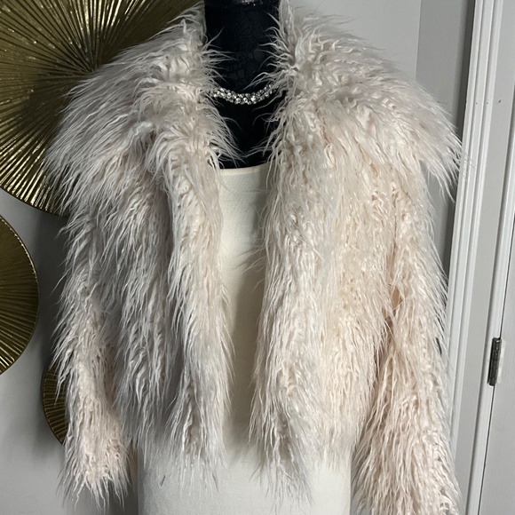**Mongolian Faux Fur Jacket** - Picture 2 of 6